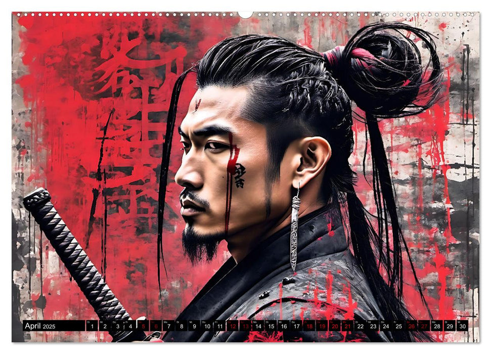 Samurai - Asian Spirit (CALVENDO Premium Wandkalender 2025)