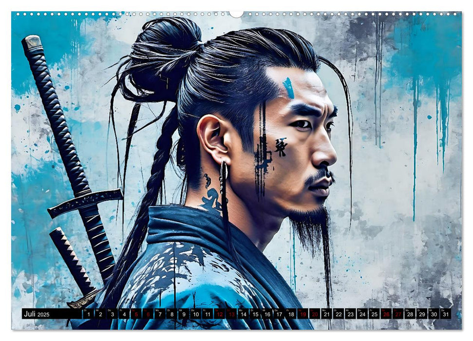 Samurai - Asian Spirit (CALVENDO Premium Wandkalender 2025)