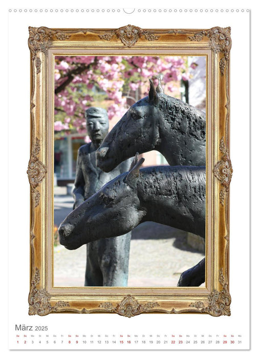 Pferde sind Kunst - vertikal (CALVENDO Wandkalender 2025)