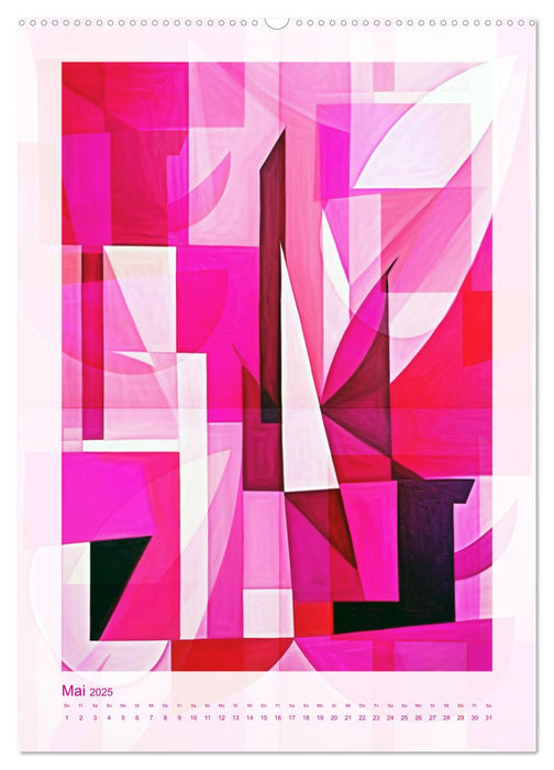 Licht und Schatten . Cubism Wall Art (CALVENDO Premium Wandkalender 2025)