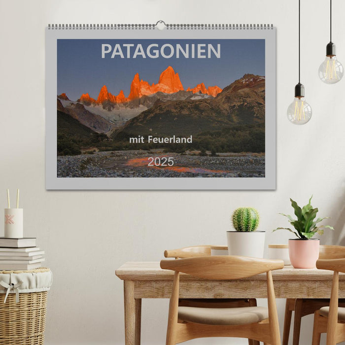 Patagonien mit Feuerland (CALVENDO Wandkalender 2025)