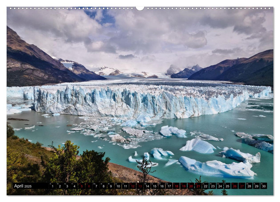 Patagonien mit Feuerland (CALVENDO Wandkalender 2025)