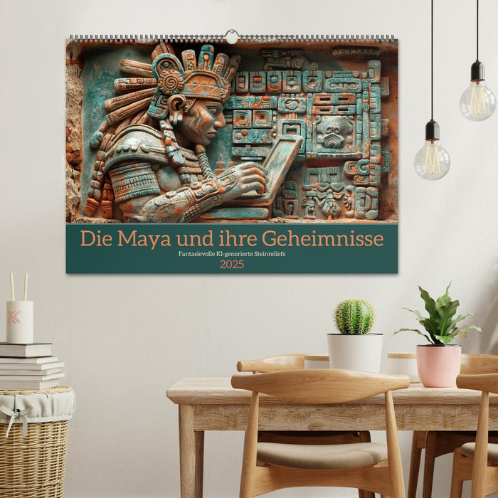 Die Maya und ihre Geheimnisse (CALVENDO Wandkalender 2025)