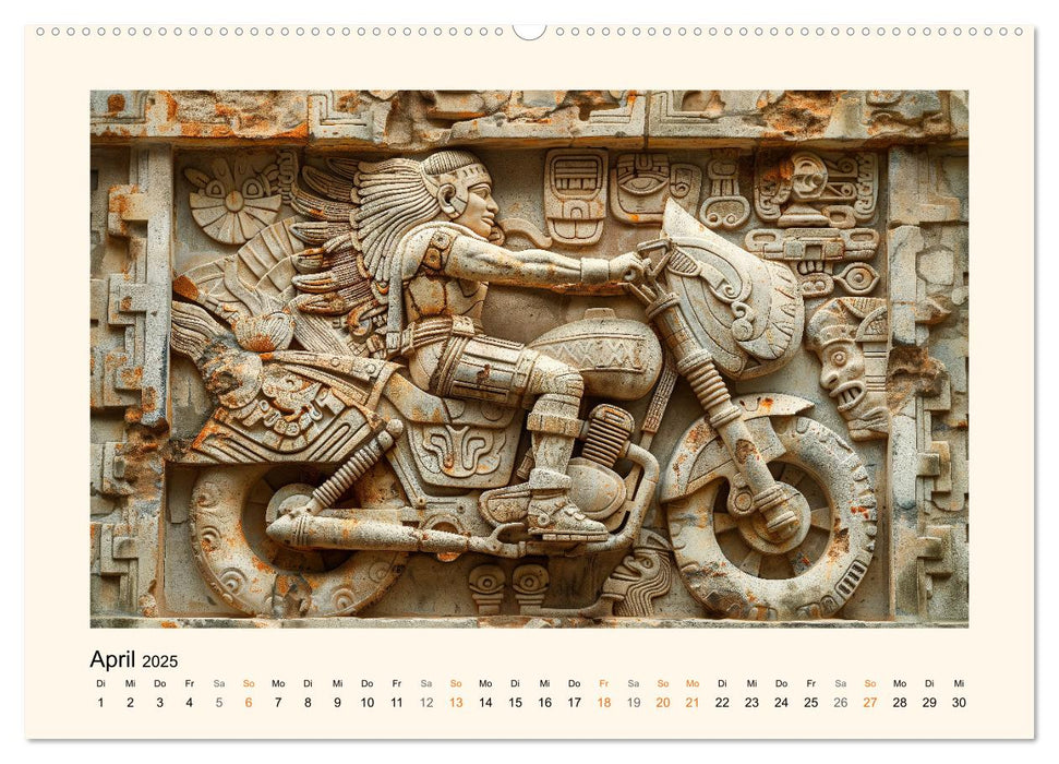 Die Maya und ihre Geheimnisse (CALVENDO Wandkalender 2025)