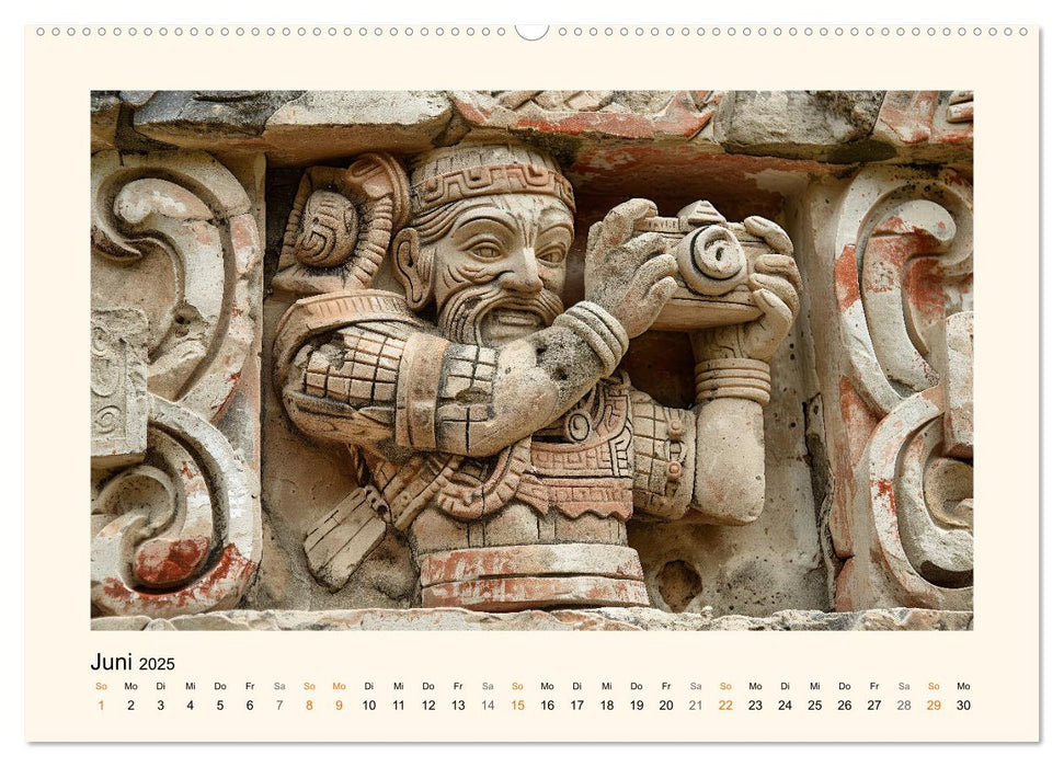 Die Maya und ihre Geheimnisse (CALVENDO Wandkalender 2025)