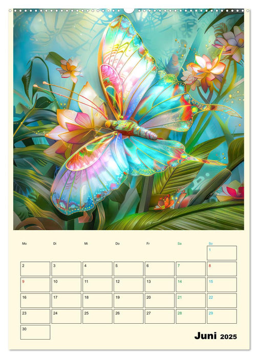 Schmetterlinge der Fantasie entsprungen - Planer (CALVENDO Premium Wandkalender 2025)