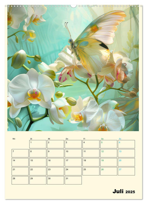 Schmetterlinge der Fantasie entsprungen - Planer (CALVENDO Premium Wandkalender 2025)