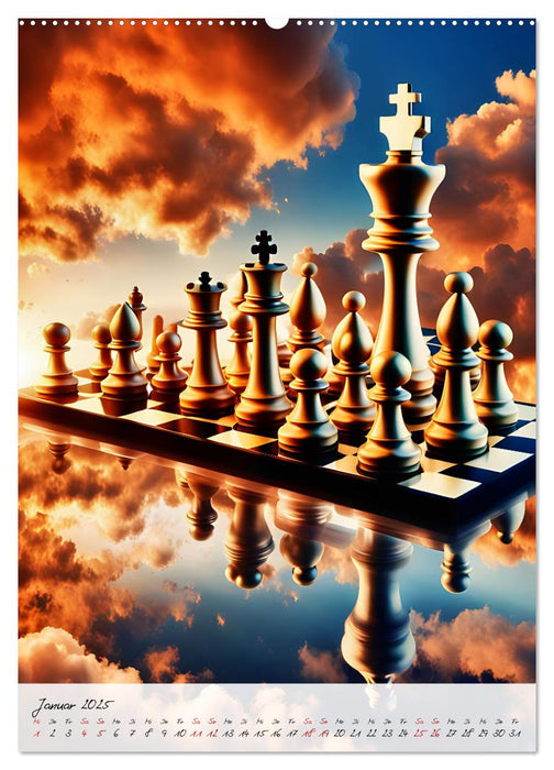 Schachzauber (CALVENDO Wandkalender 2025)