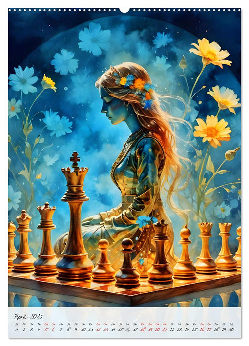 Schachzauber (CALVENDO Wandkalender 2025)