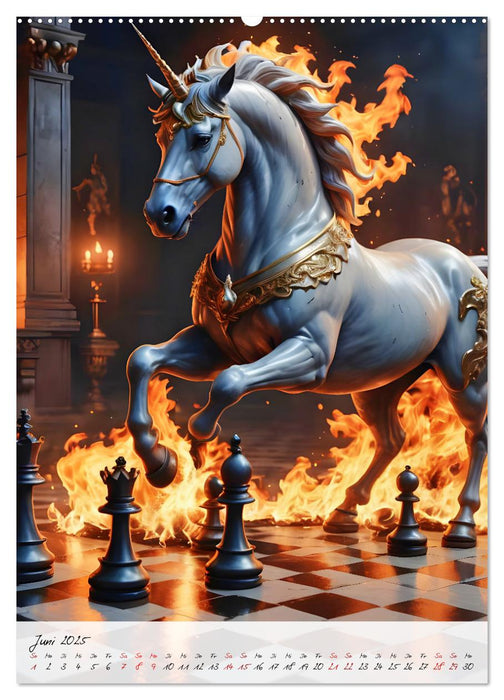 Schachzauber (CALVENDO Premium Wandkalender 2025)
