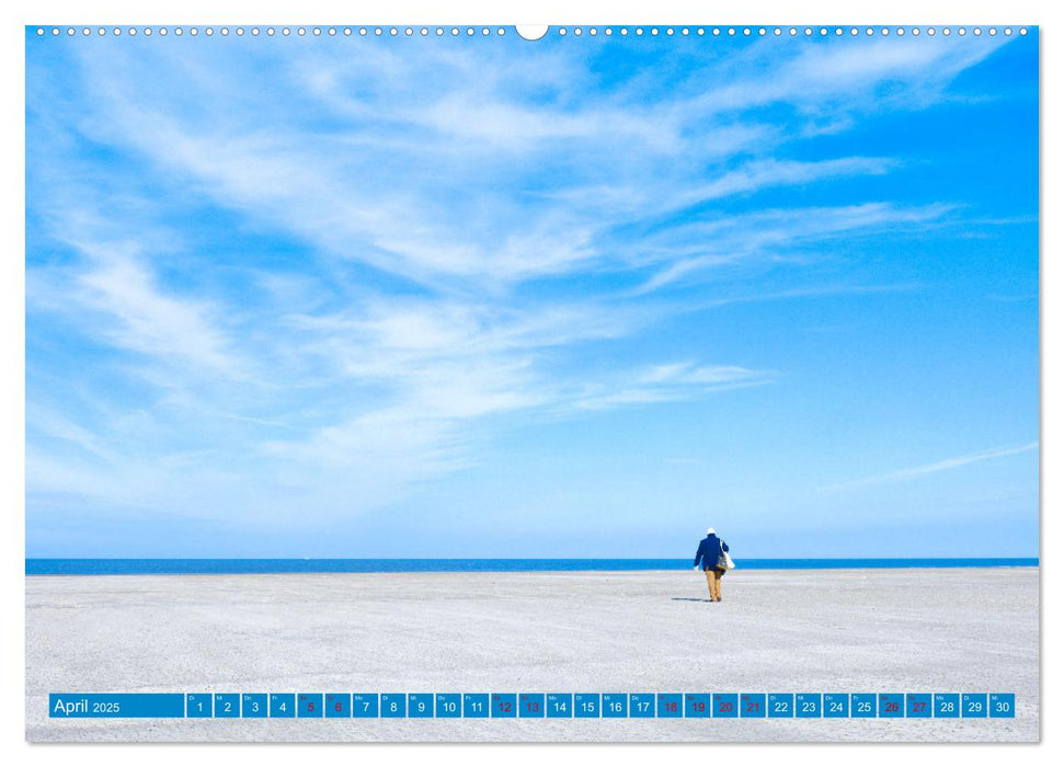 Die Farbe blau - Die Farbe der Weite und des Himmels (CALVENDO Premium Wandkalender 2025)