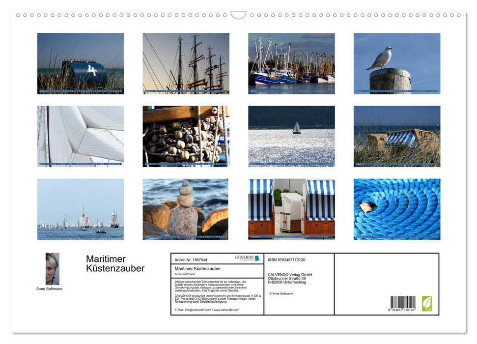 Maritimer Küstenzauber (CALVENDO Wandkalender 2025)