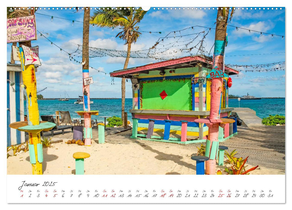 Nassau - Stadt mit karibischem Flair (CALVENDO Premium Wandkalender 2025)