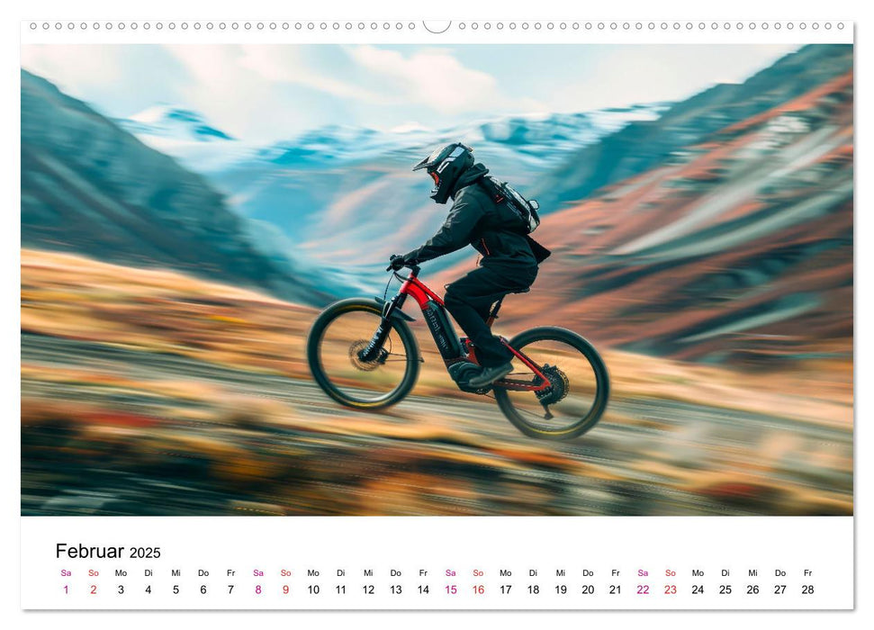 E-Bike einfach cool (CALVENDO Wandkalender 2025)