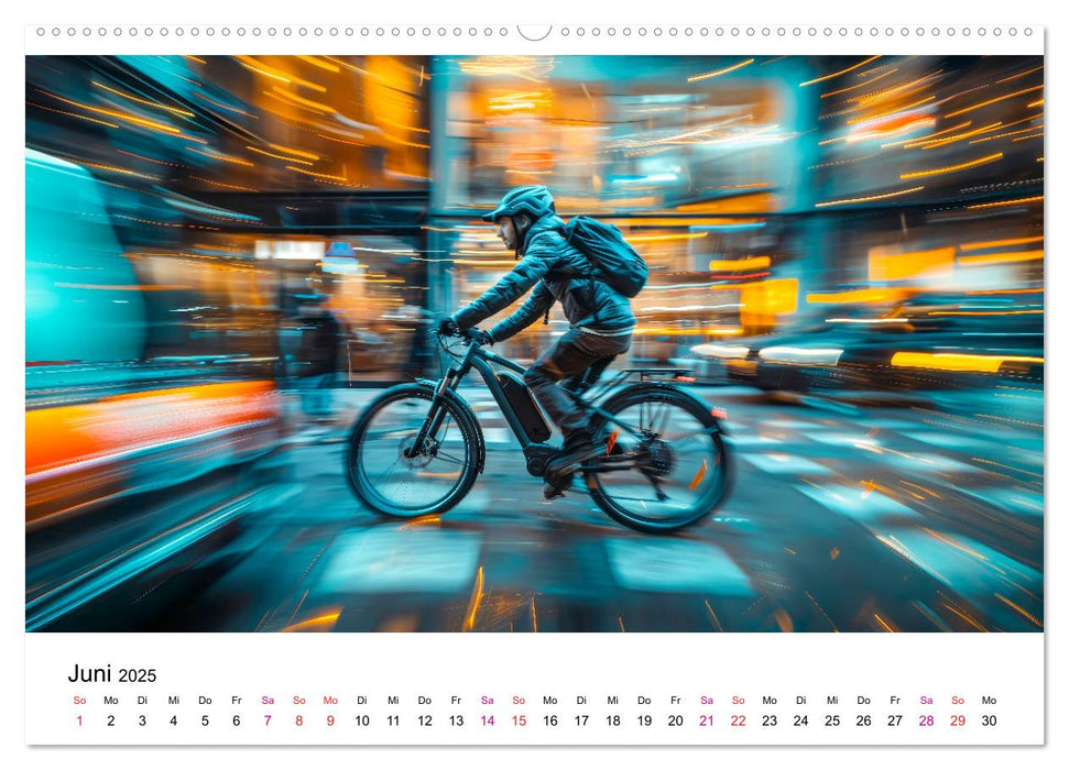 E-Bike einfach cool (CALVENDO Wandkalender 2025)