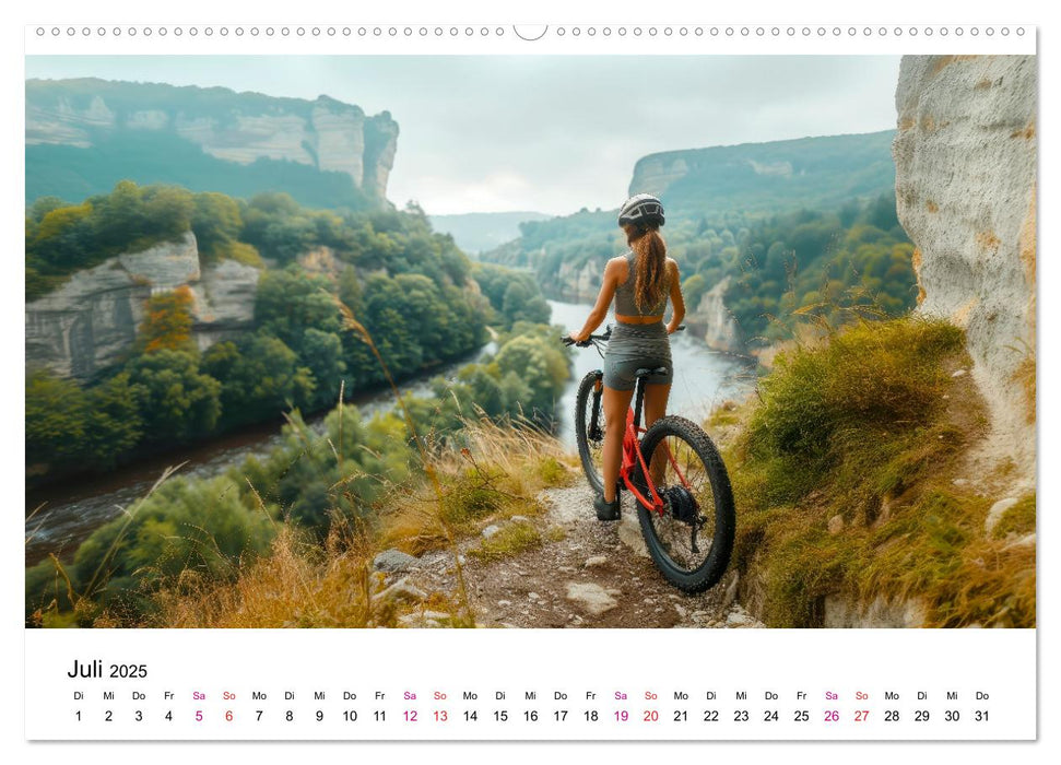 E-Bike einfach cool (CALVENDO Premium Wandkalender 2025)