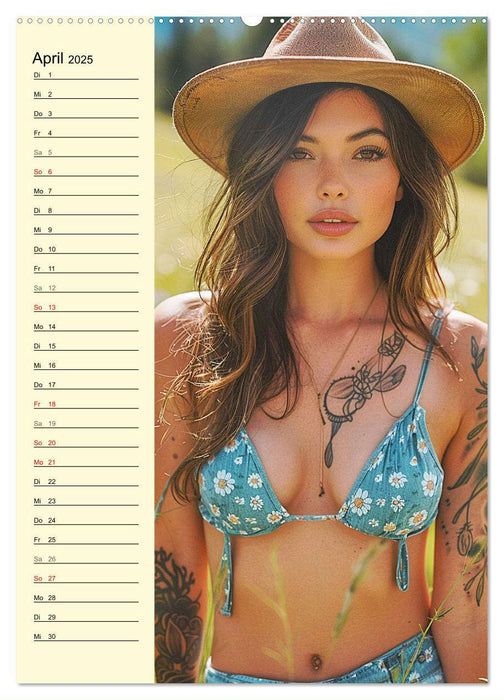 Kesse Country-Girls. Sexy, modern und selbstbestimmt (CALVENDO Wandkalender 2025)