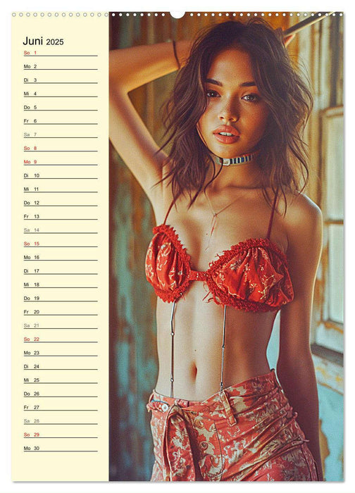 Kesse Country-Girls. Sexy, modern und selbstbestimmt (CALVENDO Premium Wandkalender 2025)