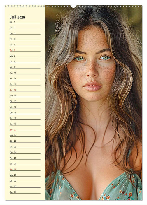 Kesse Country-Girls. Sexy, modern und selbstbestimmt (CALVENDO Premium Wandkalender 2025)