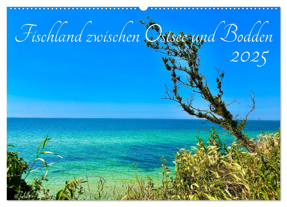 Fischland zwischen Ostsee und Bodden (CALVENDO Wandkalender 2025)