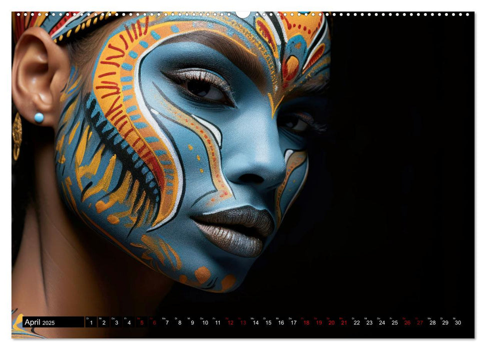 Faszination Bodypainting (CALVENDO Wandkalender 2025)