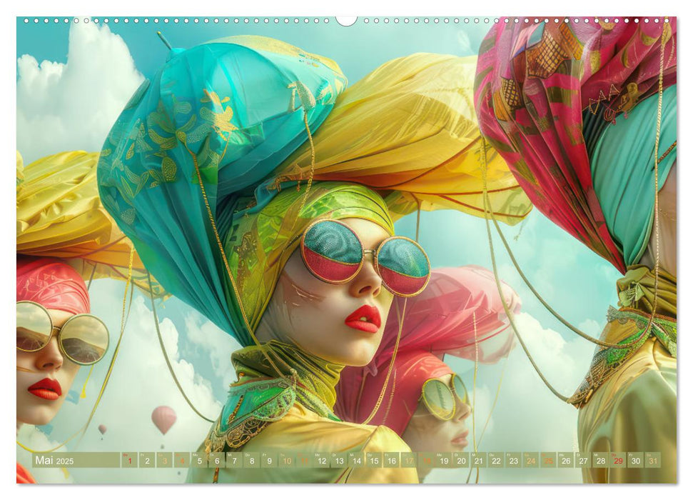 Wundervoll surreale venezianische Szenerien (CALVENDO Premium Wandkalender 2025)