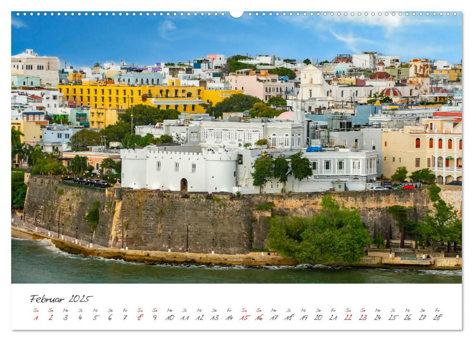 San Juan - Inselstadt in der Karibik (CALVENDO Wandkalender 2025)
