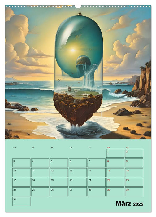 Surreale Fantasiewelten (CALVENDO Premium Wandkalender 2025)