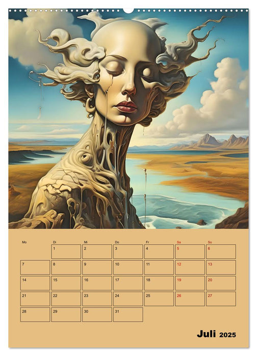 Surreale Fantasiewelten (CALVENDO Premium Wandkalender 2025)