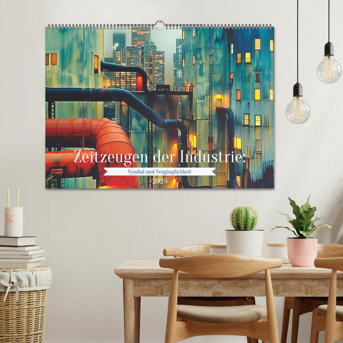 Zeitzeugen der Industrie: Symbol und Vergänglichkeit (CALVENDO Wandkalender 2025)