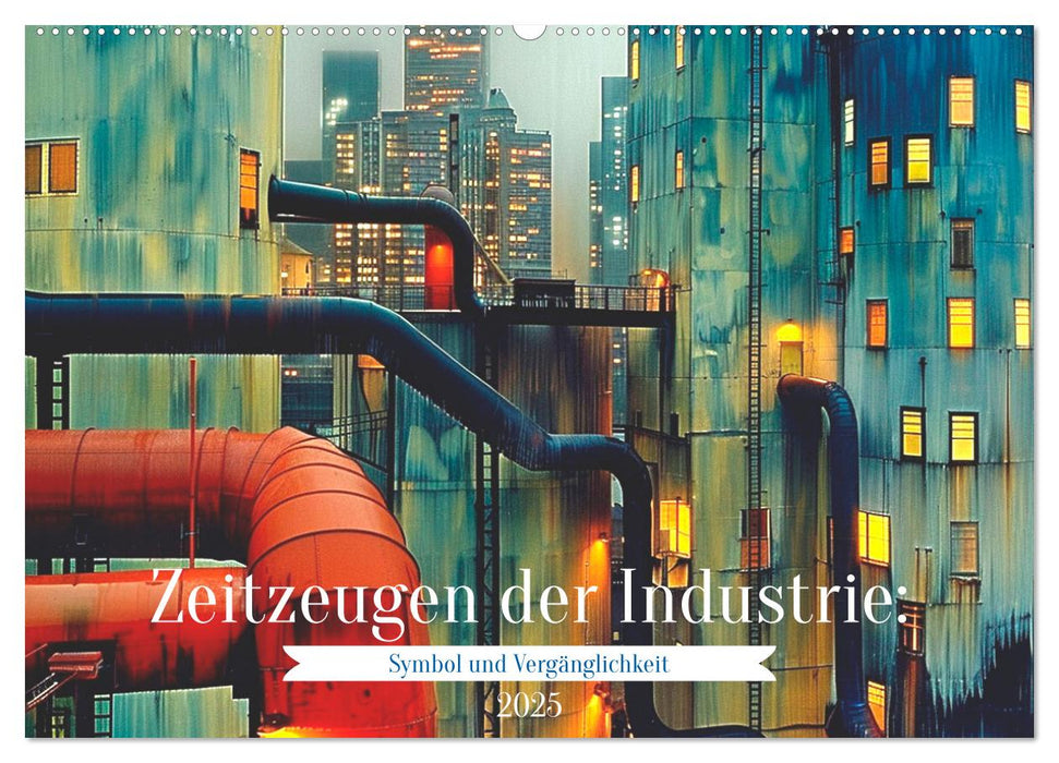 Zeitzeugen der Industrie: Symbol und Vergänglichkeit (CALVENDO Wandkalender 2025)