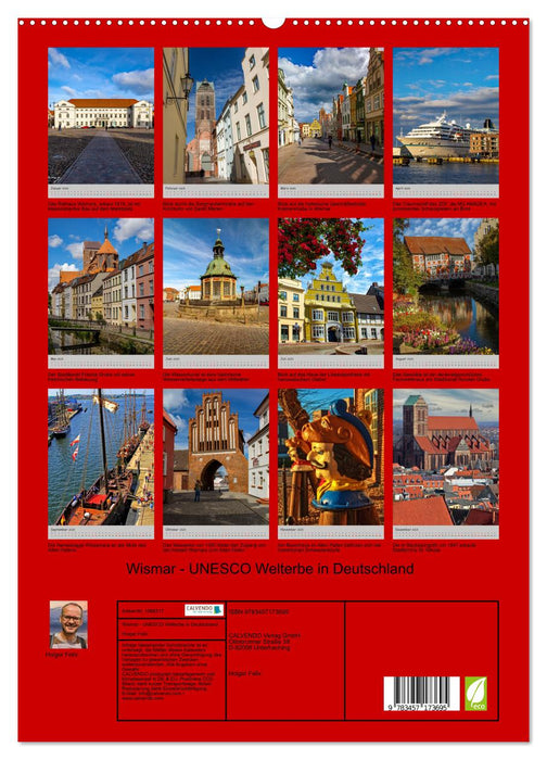 Wismar - UNESCO Welterbe in Deutschland (CALVENDO Premium Wandkalender 2025)