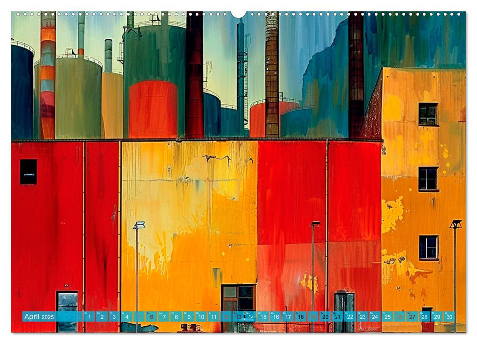 Zeitzeugen der Industrie: Symbol und Vergänglichkeit (CALVENDO Premium Wandkalender 2025)