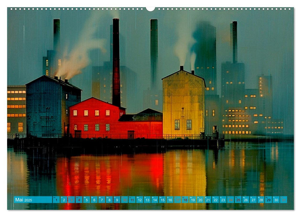 Zeitzeugen der Industrie: Symbol und Vergänglichkeit (CALVENDO Premium Wandkalender 2025)