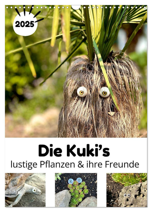 Die Kuki´s - Lustige Pflanzen und ihre Freunde (CALVENDO Wandkalender 2025)