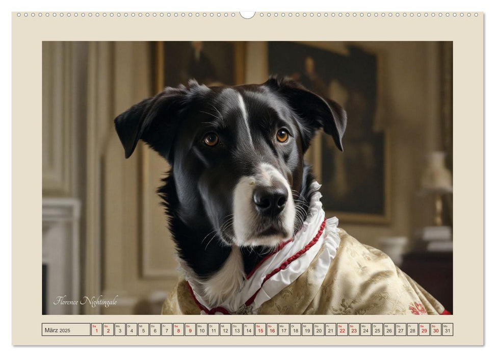 Historische Hundetage (CALVENDO Wandkalender 2025)