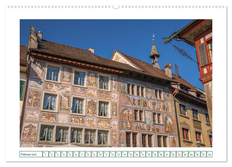 Charmantes Stein am Rhein (CALVENDO Premium Wandkalender 2025)