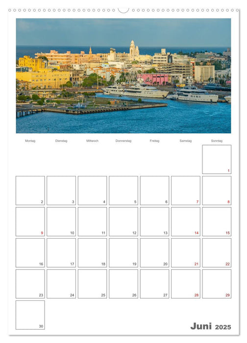 San Juan - Reiseplaner (CALVENDO Wandkalender 2025)