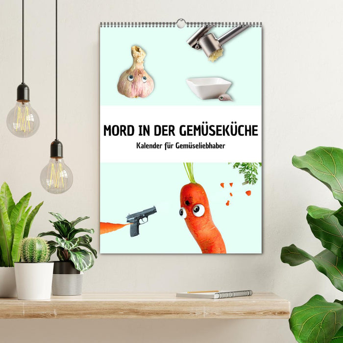 Mord in der Gemüseküche (CALVENDO Wandkalender 2025)