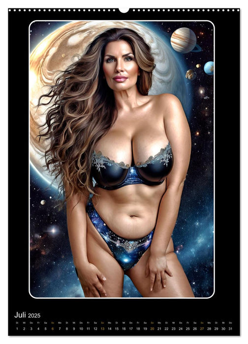 Miss im Universum (CALVENDO Premium Wandkalender 2025)