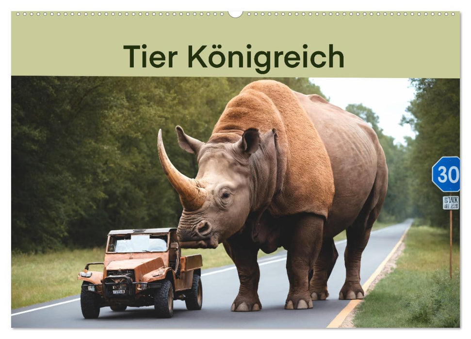 Tier Königreich (CALVENDO Wandkalender 2025)