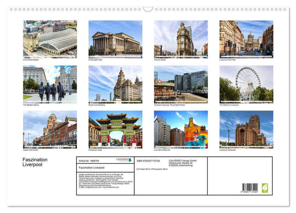 Faszination Liverpool (CALVENDO Wandkalender 2025)