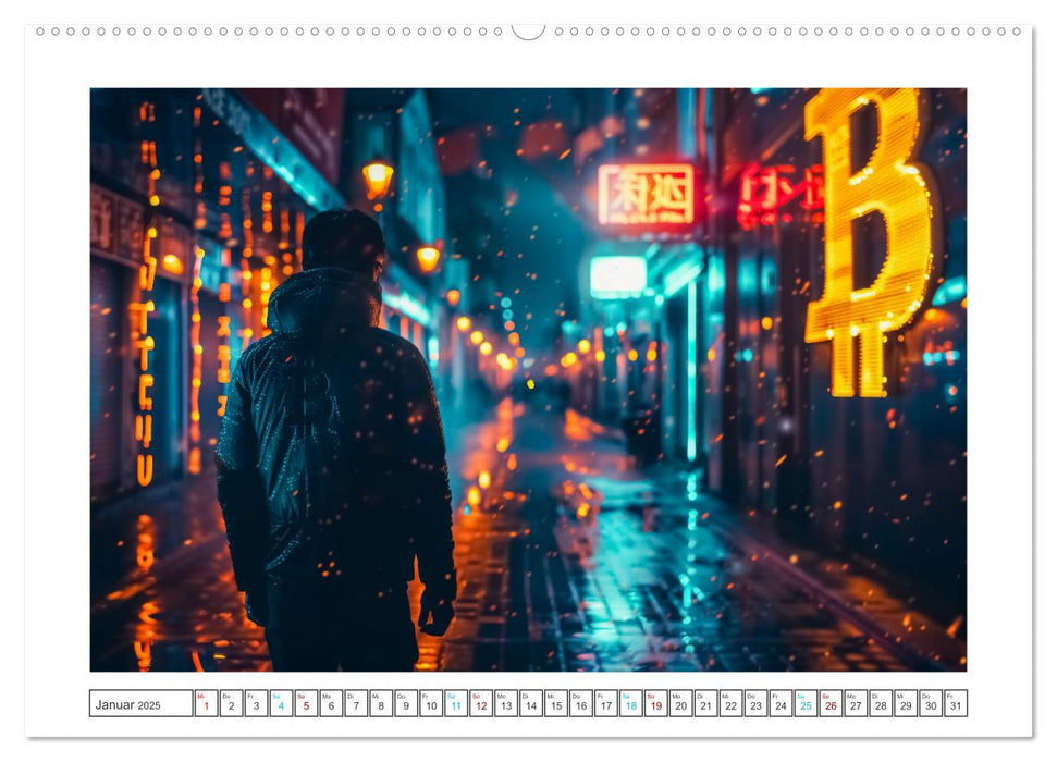 Bitcoin und Beyond (CALVENDO Wandkalender 2025)