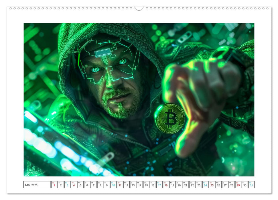 Bitcoin und Beyond (CALVENDO Wandkalender 2025)