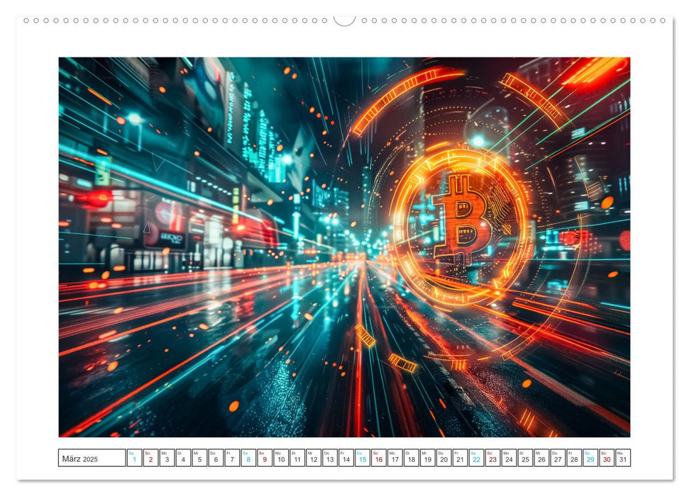 Bitcoin und Beyond (CALVENDO Premium Wandkalender 2025)