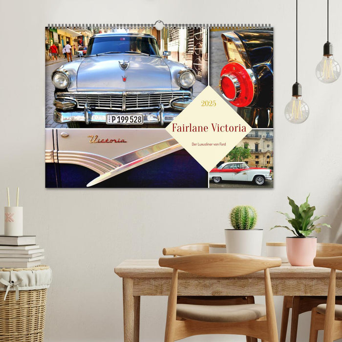 Fairlane Victoria - Der Luxusliner von Ford (CALVENDO Wandkalender 2025)