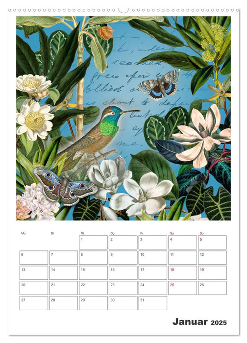 Das Paradies der Kolibris (CALVENDO Wandkalender 2025)