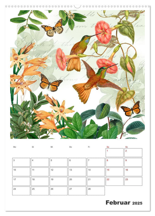 Das Paradies der Kolibris (CALVENDO Wandkalender 2025)