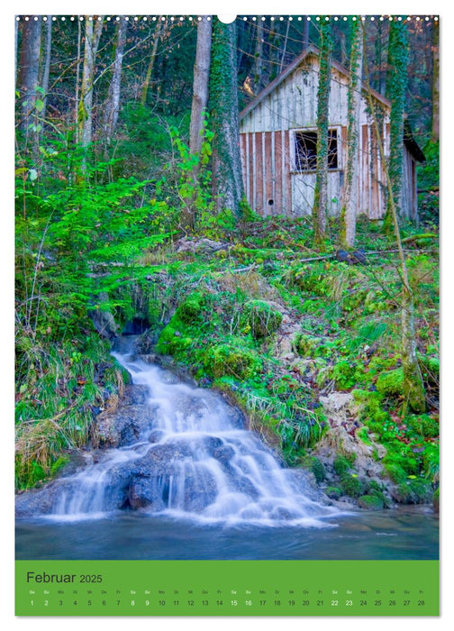 Wo der Wildbach rauscht im Allgäu (CALVENDO Wandkalender 2025)