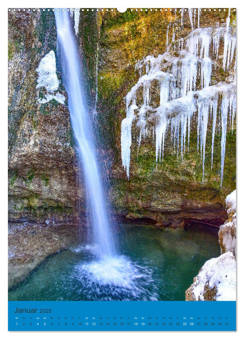 Wo der Wildbach rauscht im Allgäu (CALVENDO Premium Wandkalender 2025)